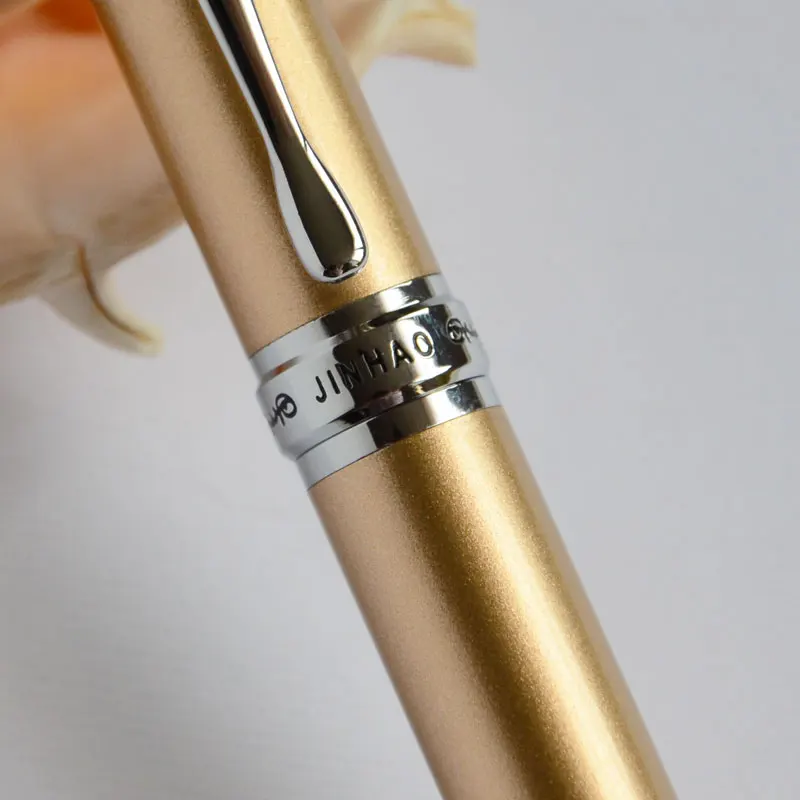 Шариковая ручка JINHAO X750 цвета шампанского и серебряного 750 канцелярские