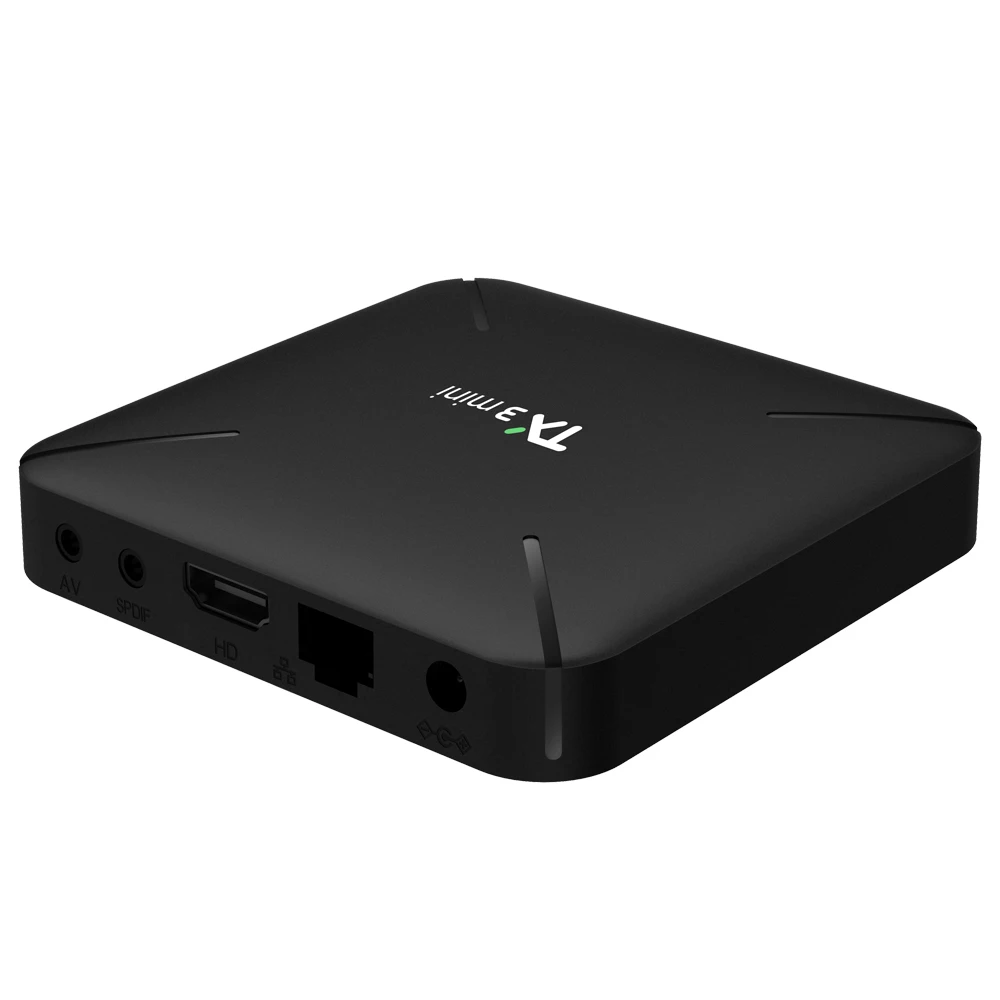 TX3 Мини ТВ коробка Smar ТВ коробка Android 7,1 Amlogic S905W четырехъядерный H.265 1GB8GB 2G16G Dlna Wi-Fi LAN HD медиаплеер PK TX3 Pro BOX