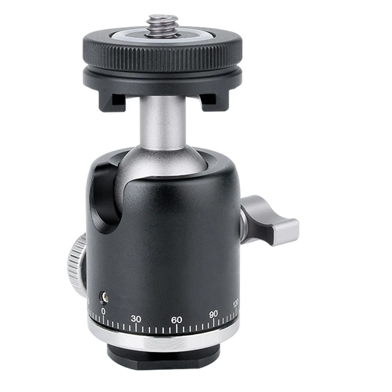 KAKAFOTO 360 панорамный шаровой головкой мини штатива w 1/4 ''Универсальный Холодный