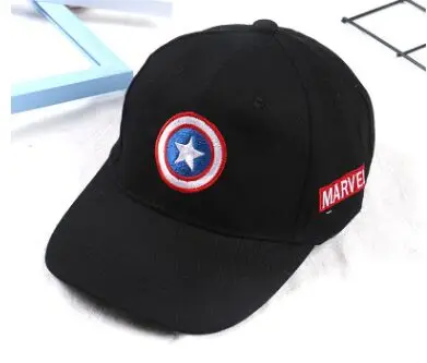 Captain Black Хлопок малыш улыбка вышивка бейсболки для женщин весна мальчик ребенок повседневное регулируемая бейсболка шляпа Кепка кость Gorros - Цвет: Captain Black