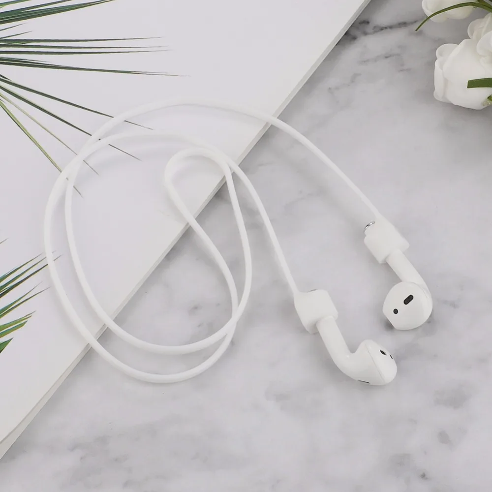 Airpods ремешок магнитный анти-потеря шеи Силиконовый Шнур для Apple беспроводной держатель для наушников магнитные Наушники Earpods крюк спортивный Чехол