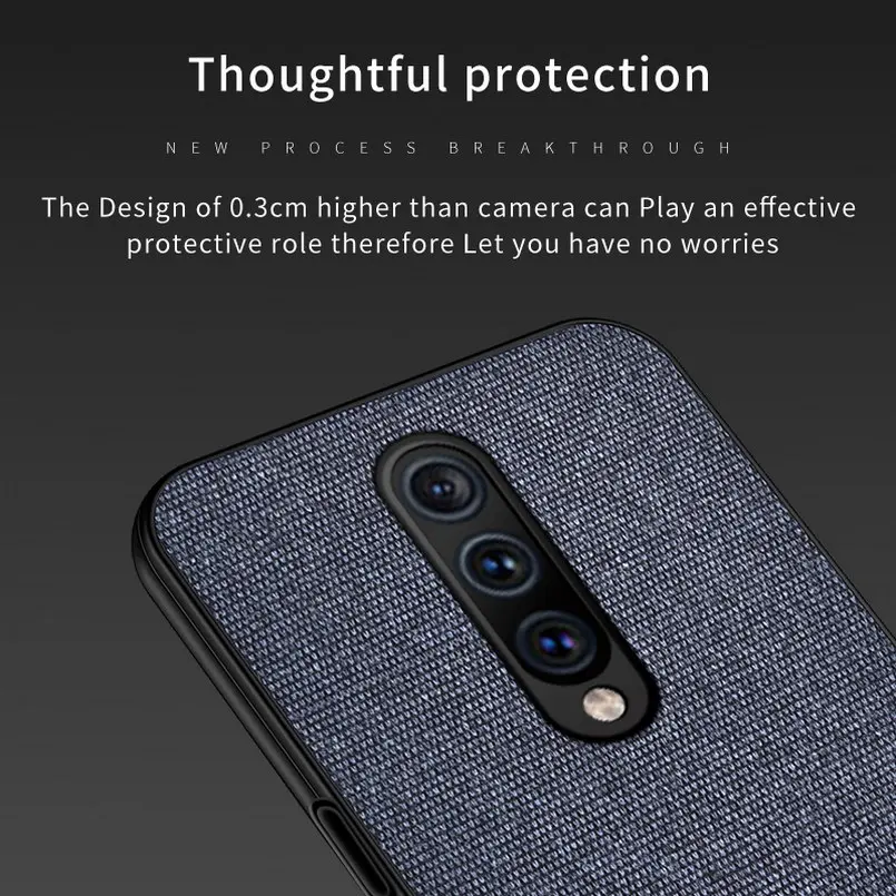 Роскошная текстура ткани чехол для OnePlus 7 pro Чехол Мягкий ТПУ телефона One Plus