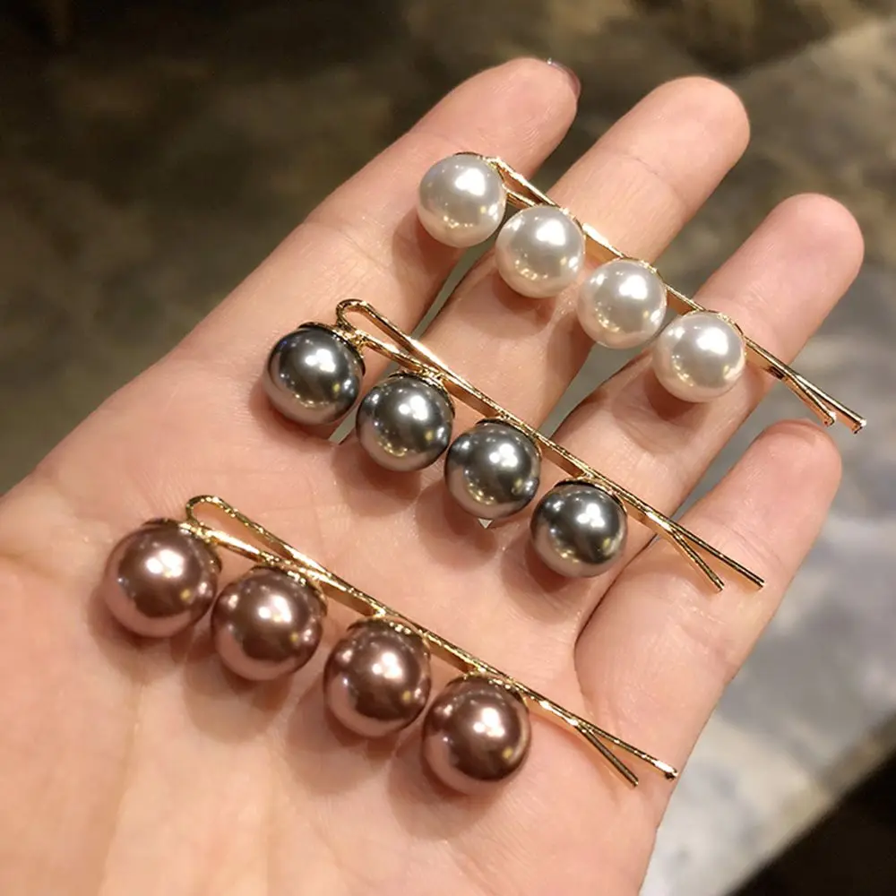 

Hot 1Pc Imitiation Pearl Hair Clip Handmade Pearl Flowers Hairpins for Women Girls Hairpins Barrettes Wedding Hair Accessories