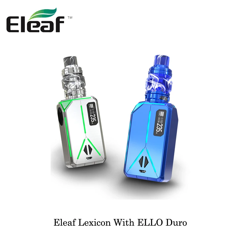 Eleaf Lexicon комплект 235 Вт электронные сигареты коробка мод Vape с Элло Дуро танк
