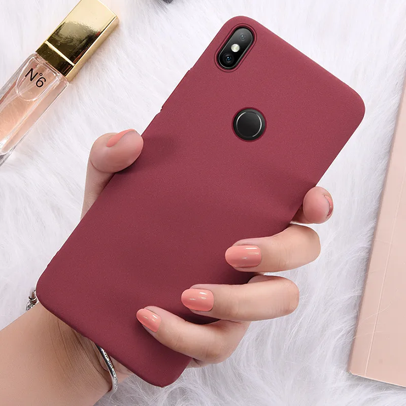Тонкий матовый песчаник ТПУ мягкий чехол для Xiaomi Redmi Note 7 K20 Pro 4X 5a 5 plus 6A 6 S2 ультра