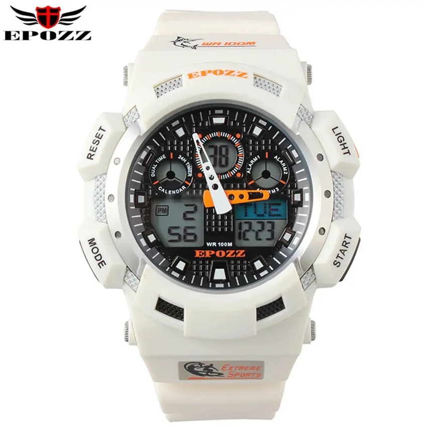 EPOZZ Relojes hombre 2016 роскошные g стиль Кварцевые Цифровые Военные часы с shock мужские diver