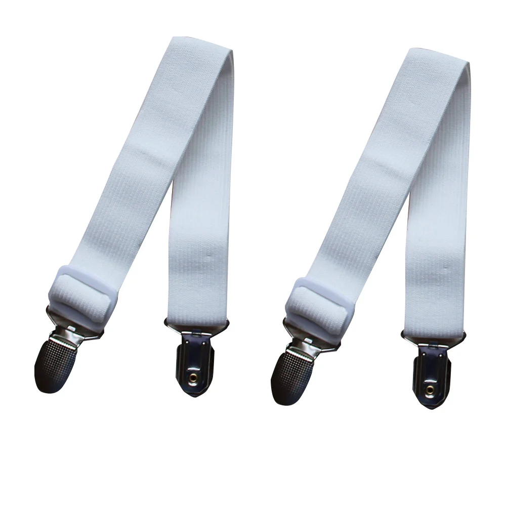 Простыня с зажимами фиксатор регулируемая подушка 4 шт./компл. постельные