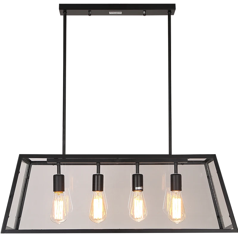 

LED pendant lights living room suspended lamps Industrial retro fixtures American suspension luminaires bedroom hanging lighting