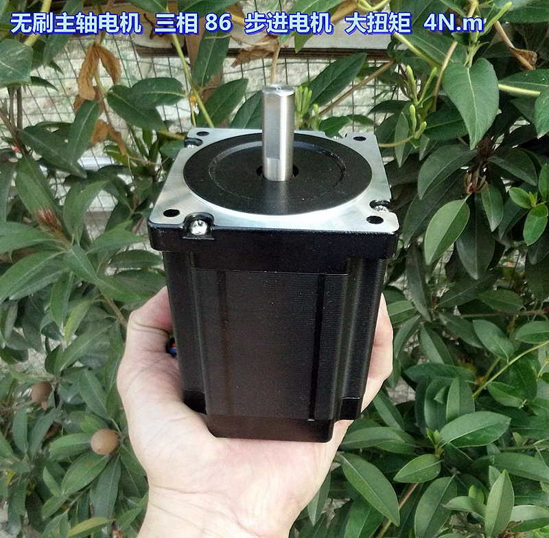 Бесщеточный прецизионный электродвигатель шпинделя трехфазный 86 Шаговый