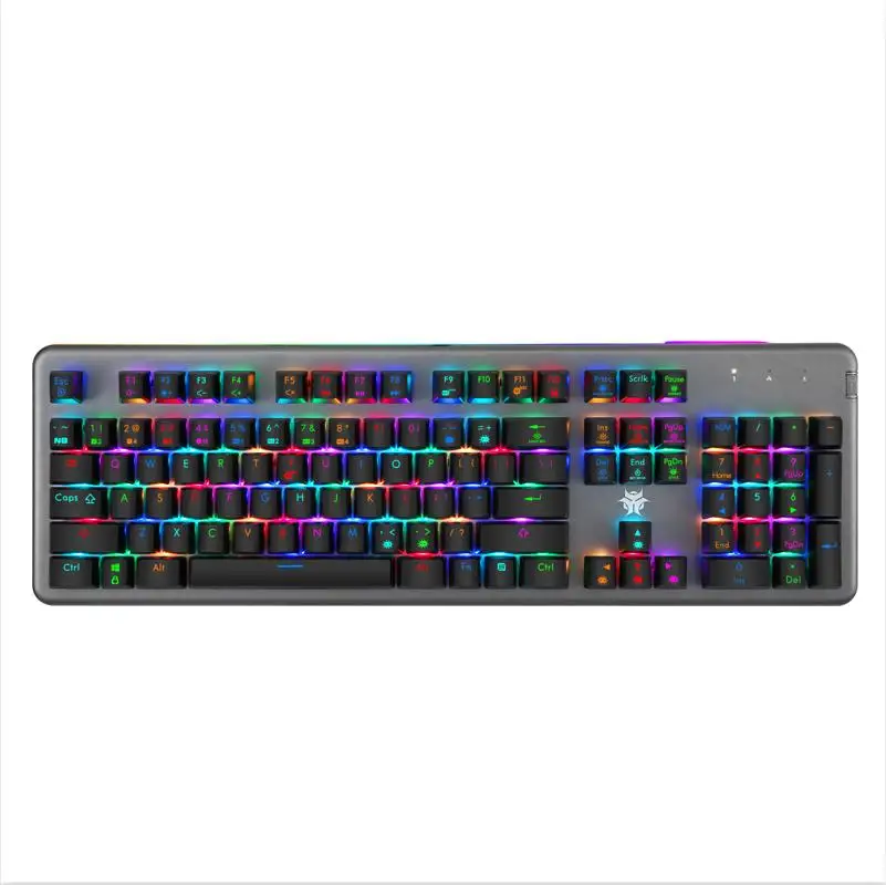 GK755-A Hexgeards GK755-A Kailh коробка переключатель механическая клавиатура 104 клавиш клавишные колпачки pbt механические игровые клавиатуры RGB задняя клавиатура с подсветкой - Цвет: GK755-A