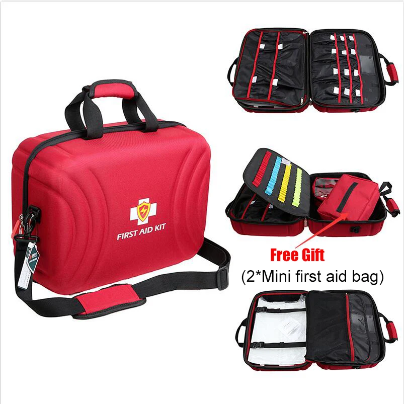 

Large Size Empty First Aid Kit Bag Waterproof Medical Bag First Aid Emergency Kit for Home Factory Hospital(42x31x20cm)