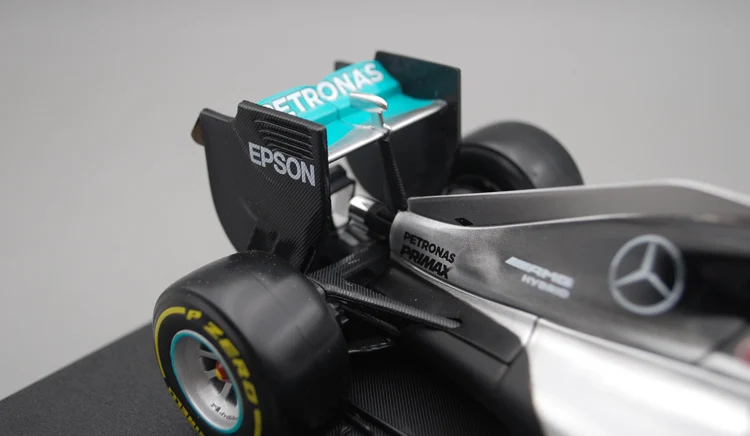 1:18 Модель Mercedes Benz W07 моделирование F1 формула гоночная модель Ника росберга 6 го