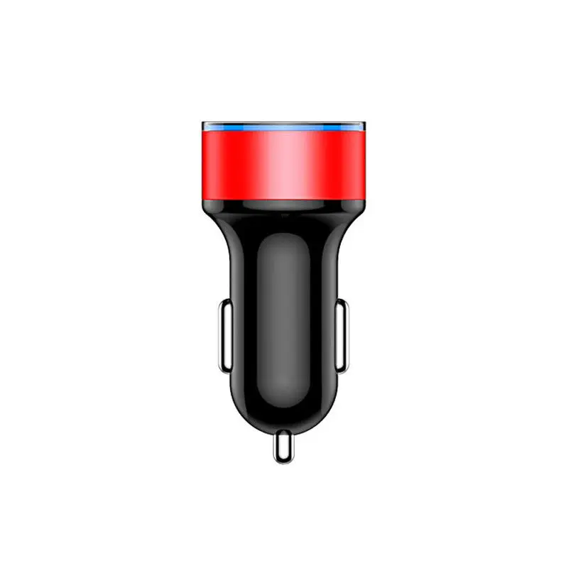 Быстрое зарядное устройство Floureon 3.1A автомобильное с двумя usb портами ЖК дисплей 12