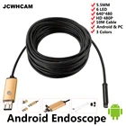 Эндоскоп JCWHCAM, эндоскоп 5,5 мм, 10 м, HD, USB, Android, камера эндоскопа, IP67, Android, Бороскоп, USB, эндоскоп, Инспекционная камера