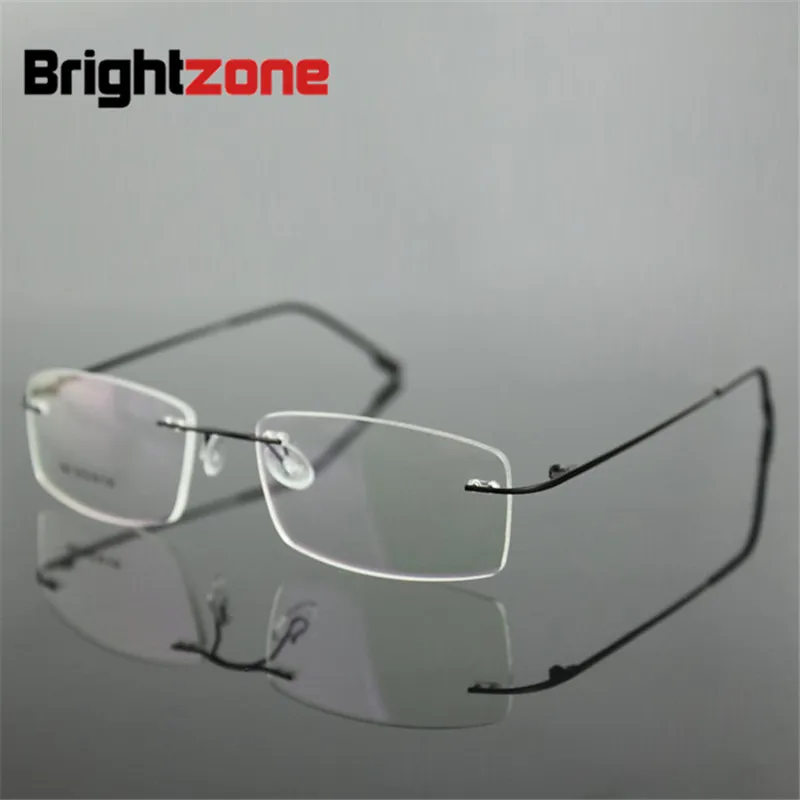 6 рамки Цвета Hingless с эффектом памяти Титан металлическая складная рукоятка очки