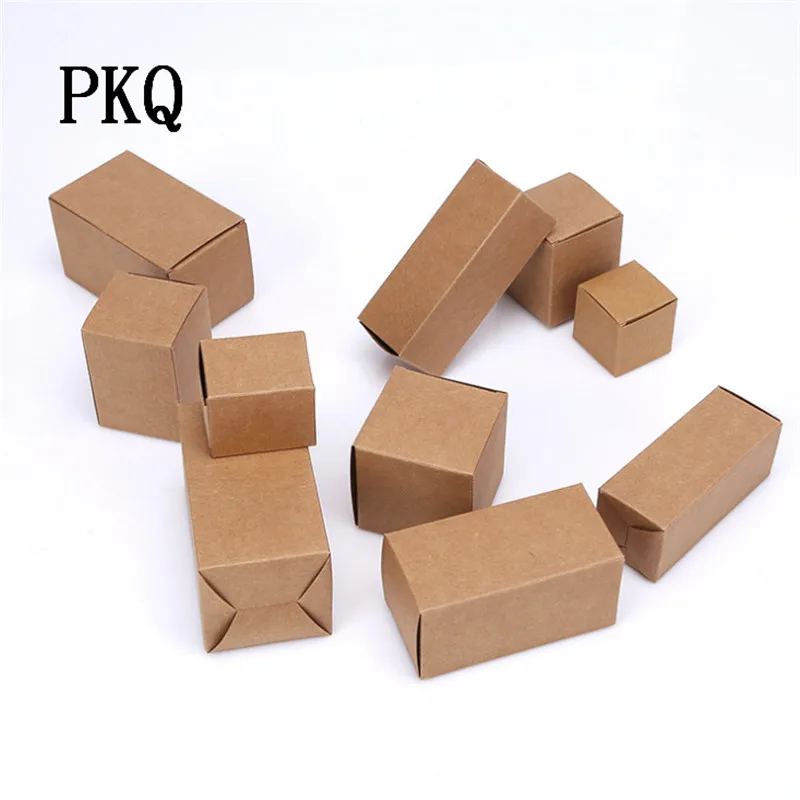 12 размеров DIY крафт бумажная коробка для ювелирных часов упаковка подарочная