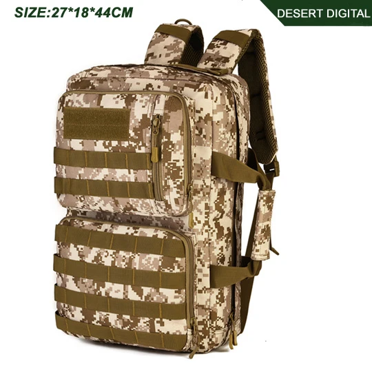 desert digital Открытый 35Л спортивная сумка для альпинизма кемпинга 3 использования сумка на плечо треккинг Molle дорожная Сумка военный тактический рюкзак mochila militar - Цвет: desert digital
