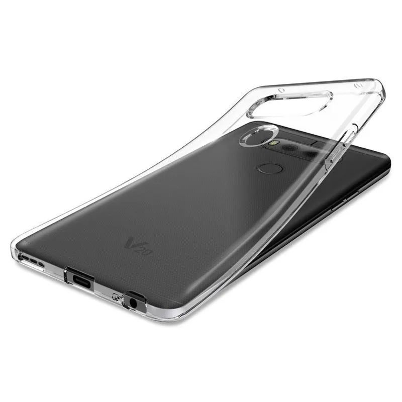 Ультра тонкий прозрачный мягкий силикагель ТПУ чехол силиконовый для LG V10/V20/V20