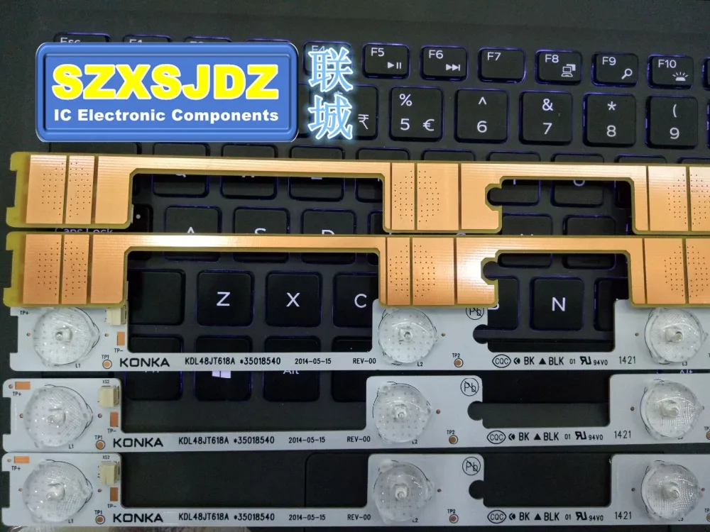 50 шт./лот Оригинальный Новый светодиодный подсветка полосы бар для KONKA KDL48JT618A