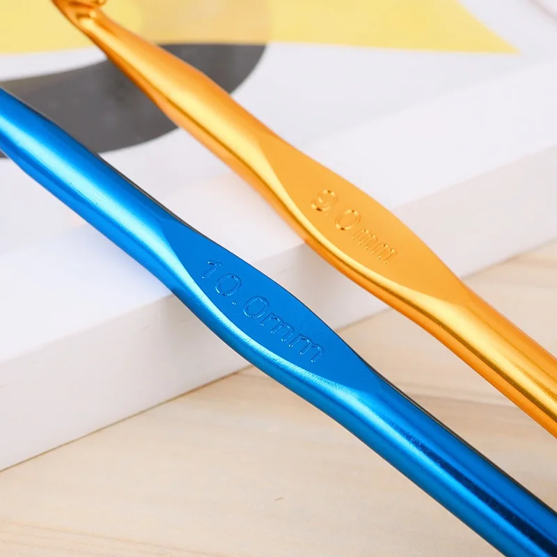 Крючки для вязания 14 шт./компл. разноцветные ранние крючки Набор пряжи аксессуары