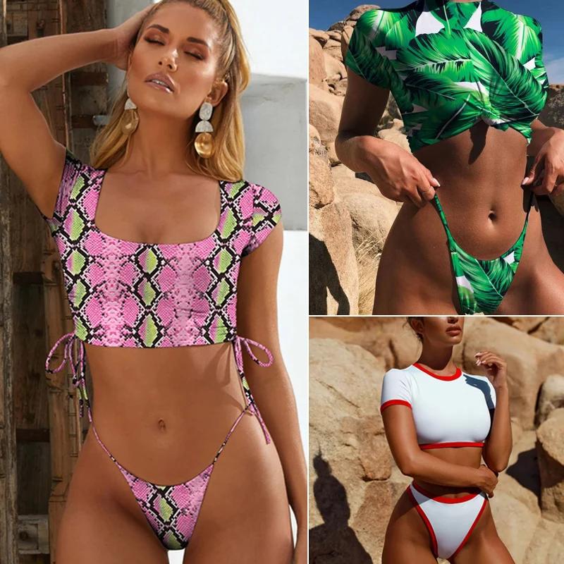 Ариэль Сара купальник женский раздельный Тонкий бикини swimsuit separate костюм