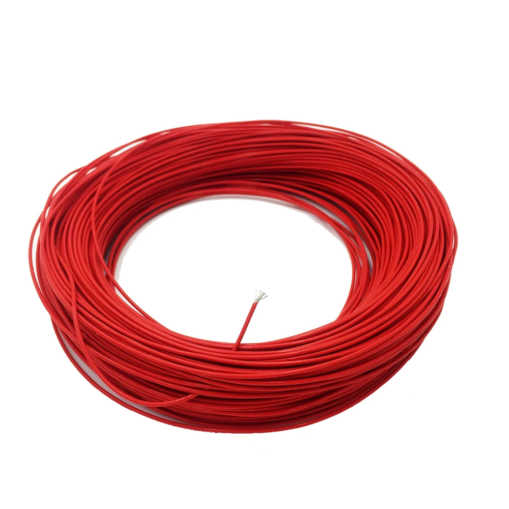 5 м/рулон AWG 22 тефлоновый Электрический кабель провода изолированные красные провода для электроники