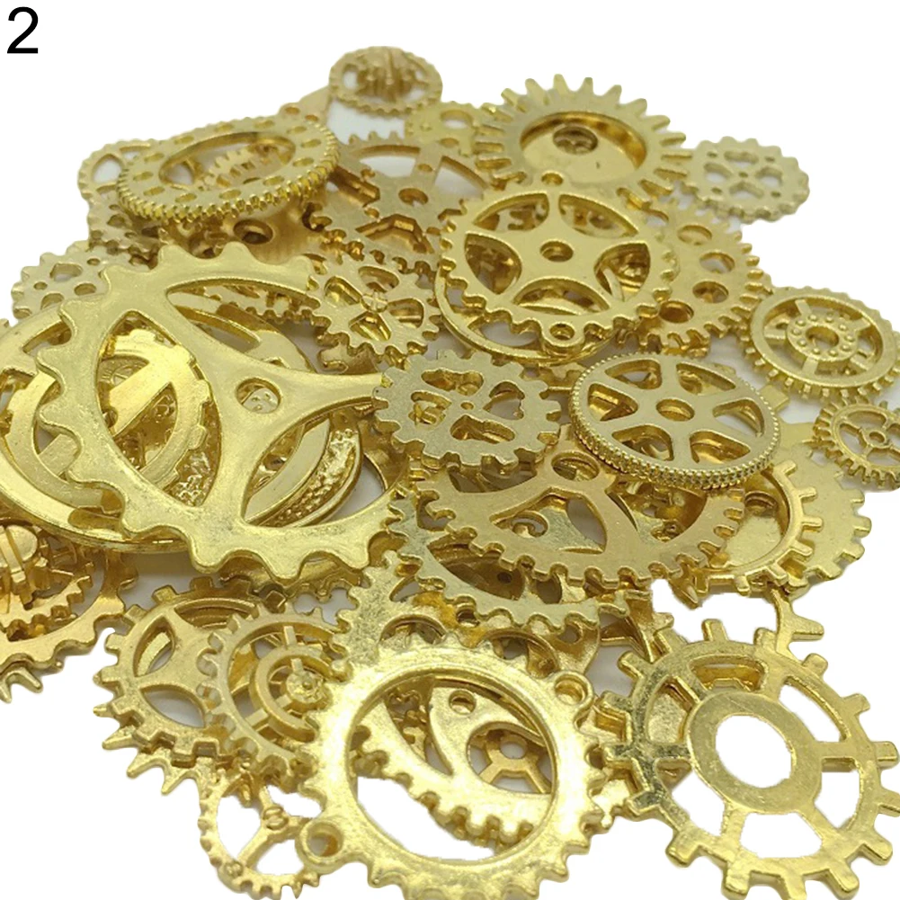 Cogs Jewelry Making DIY сплав подвески шестерни в стиле стимпанк Crafts Art 100g|Инструменты и