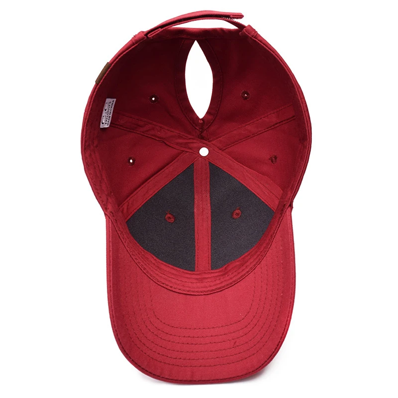 [NORTHWOOD] Мода 2019 г. одноцветное Бейсбол кепки женский хвостик Snapback хип хоп папа
