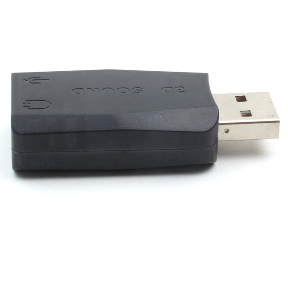 Новинка USB цифровой 2 0 к 3D аудио звуковой адаптер карта виртуальный динамик 5 1