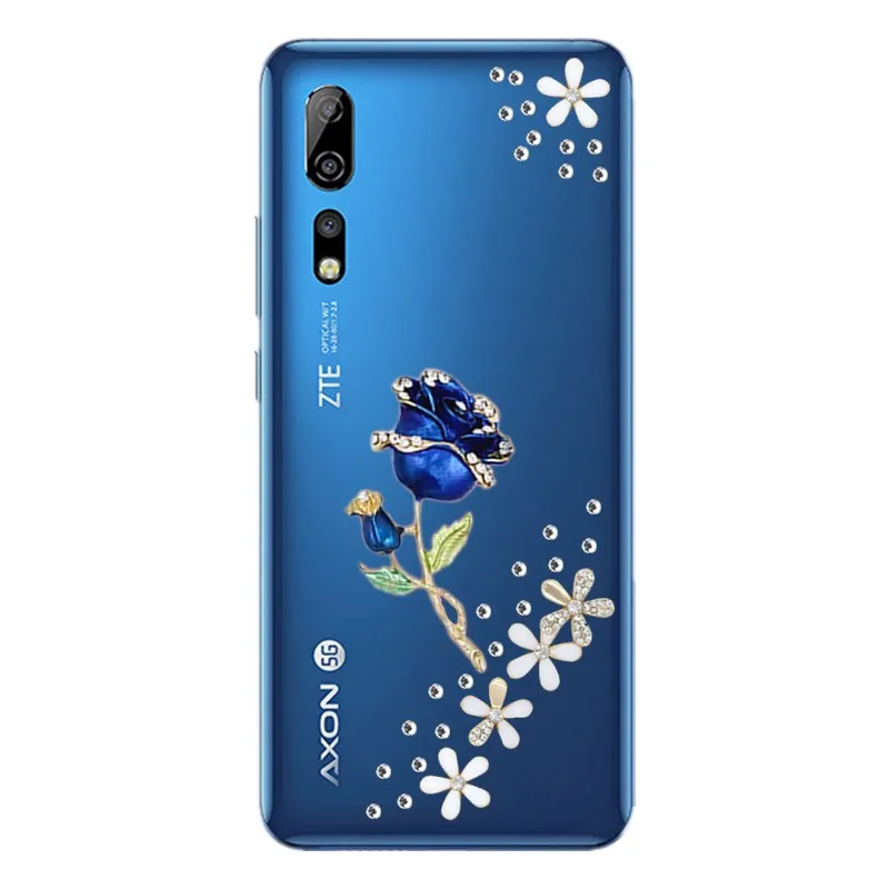 Для ZTE Nubia M2 Lite N1 N2 N3 Z11 Z9 Z17 Z18 mini блестящие розовые стразы чехол для телефона Axon 7 7S