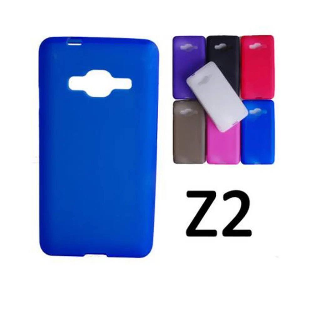 Для Samsung Z2 Tizen Case Матовый ТПУ Мягкая Задняя Крышка Телефона шкафы Galaxy Z200 Защитные