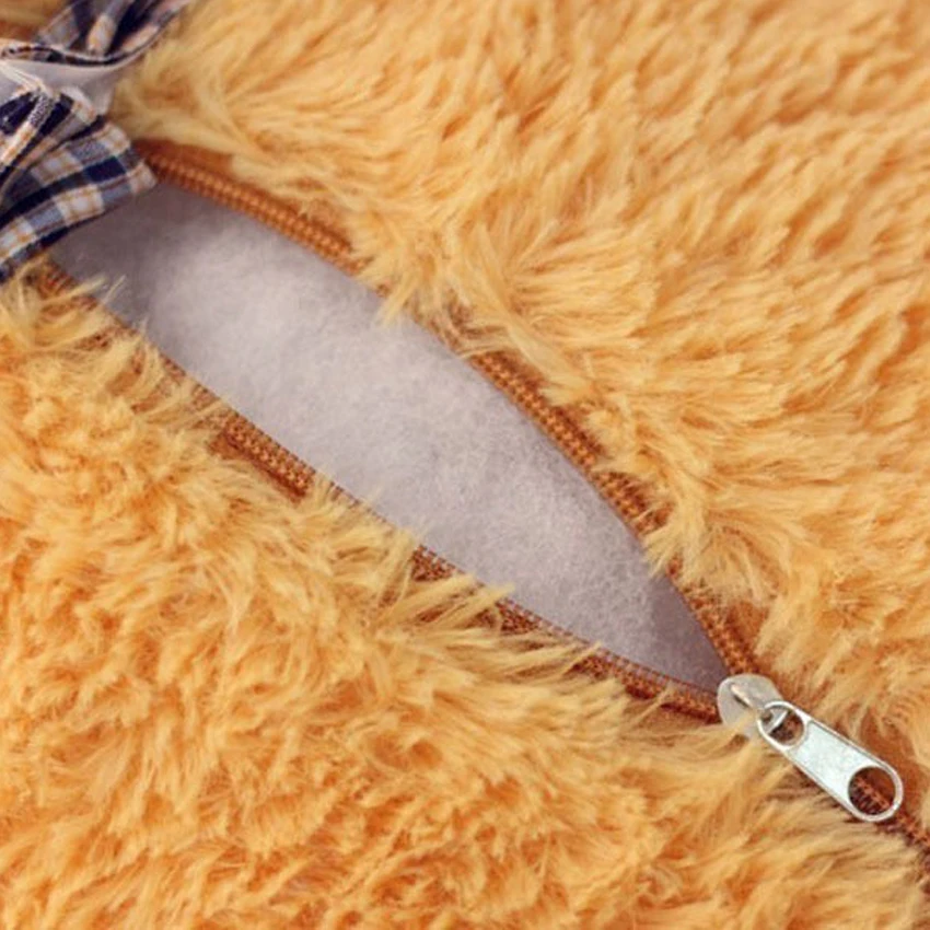 Гигантский плюшевый мишка игрушка пустая оболочка животное медведь кожа на молнии детская кровать спящая