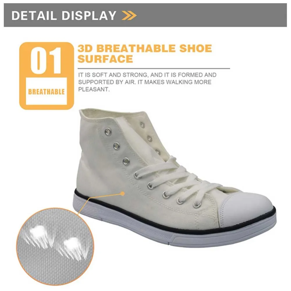 WHEREISART/Модная обувь унисекс с принтом Совы волка лошади и животных на шнуровке