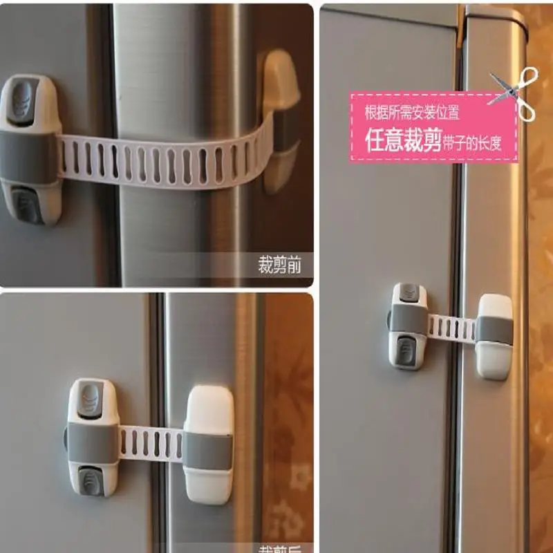 Infant Protection Baby Safety Lock Drawer Cabinet Cupboard Safty Locks Child Care Adjustable Straps | Безопасность и защита