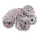 10 шт.лот 25 мм Монета модель RFID 125 кГц EM4100 бесконтактные брелоки бирки 125 кГц бирка с прозрачным пластиком