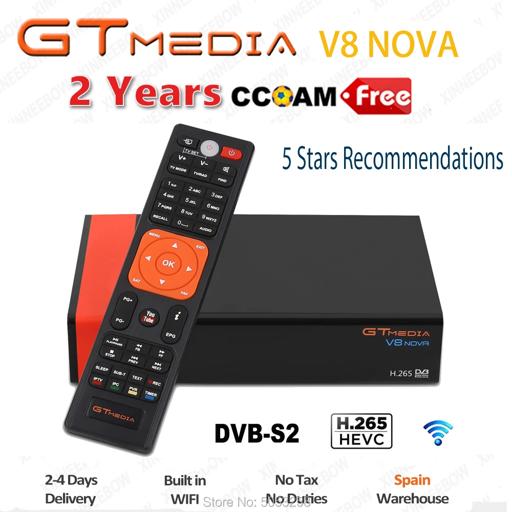 Другое 2 года бесплатно Cccam cline Испания Gtmedia v8 nova Freesat v8 рецептор Германия отправка из Испании быстрая - Цвет: Другое