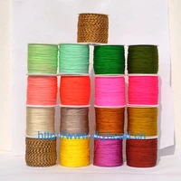 17 colors nylon cords thread chinese knot macrame cord bracelet braided string diy tassels beading jewelry making string thread