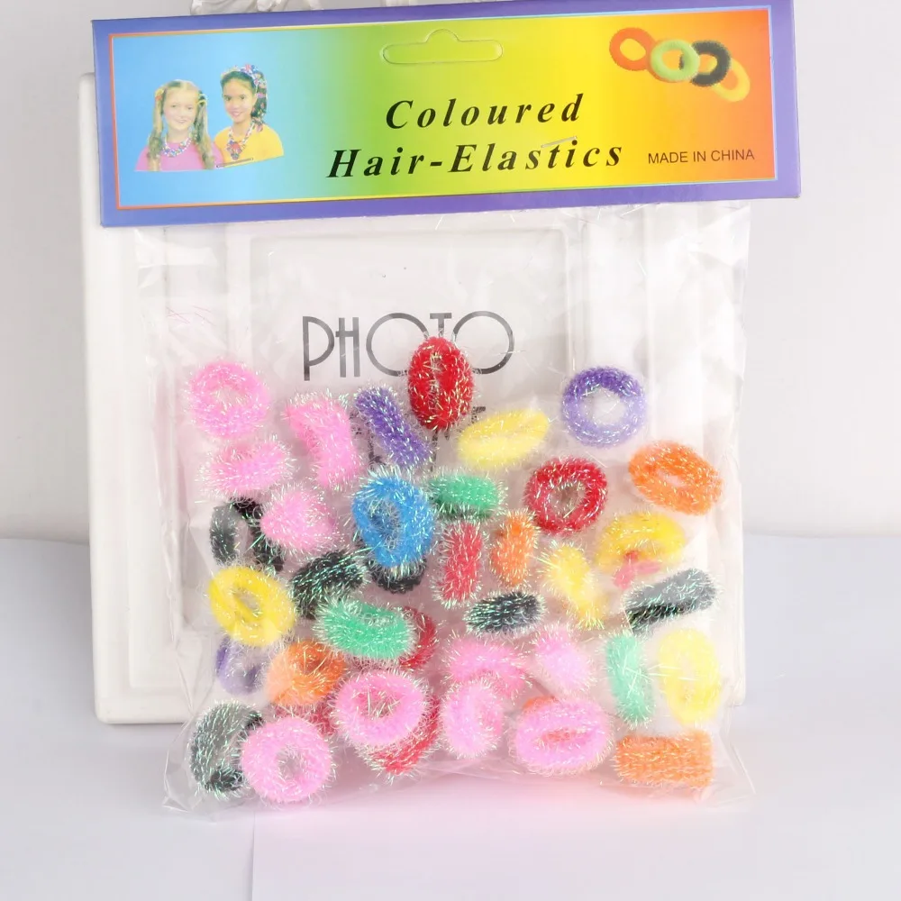 Лидер продаж! Распродажа в упаковке Эластичные аксессуары для волос девочек