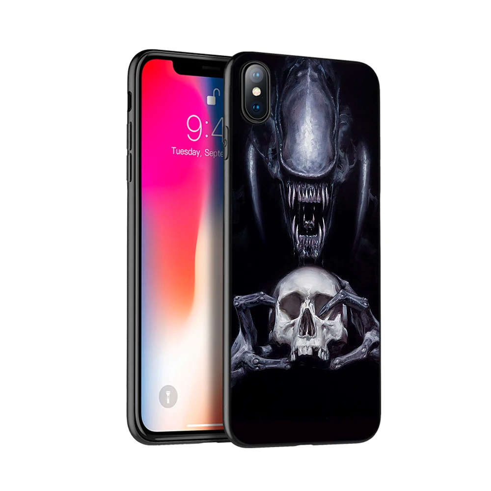 Черный чехол из ТПУ для iphone 5 5s SE 2020 6 6s 7 8 plus x 10 силиконовый XR XS 11 pro Max с изображением