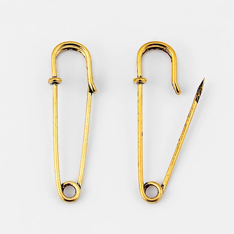 Прочная металлическая брошь для шарфа и шалью 45 мм 10 шт.|scarf brooch|brooch safety pinssafety pin