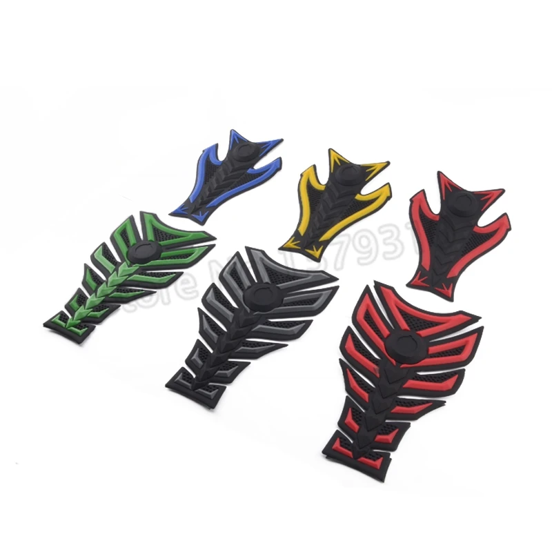 Резиновая 3d наклейка для мотоцикла протектор бака с газом топливным маслом Honda