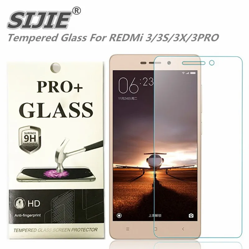 Закаленное стекло для XIAOMI REDMi 3 3S 3X 3Pro Защитная крышка экрана защитный чехол