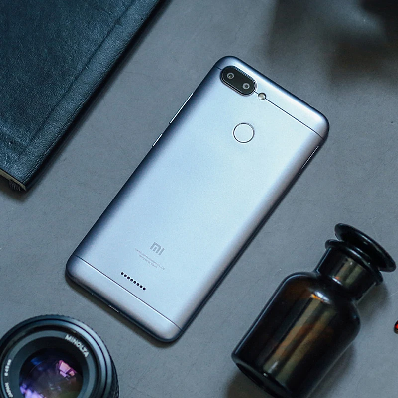 Original Xiaomi Redmi 6 3GB RAM 32GB ROM Helio P22 Octa Core 5.45&quot 1440x720 3000mAh Face ID Dual Camera 12MP+500MP Cellphone | Мобильные