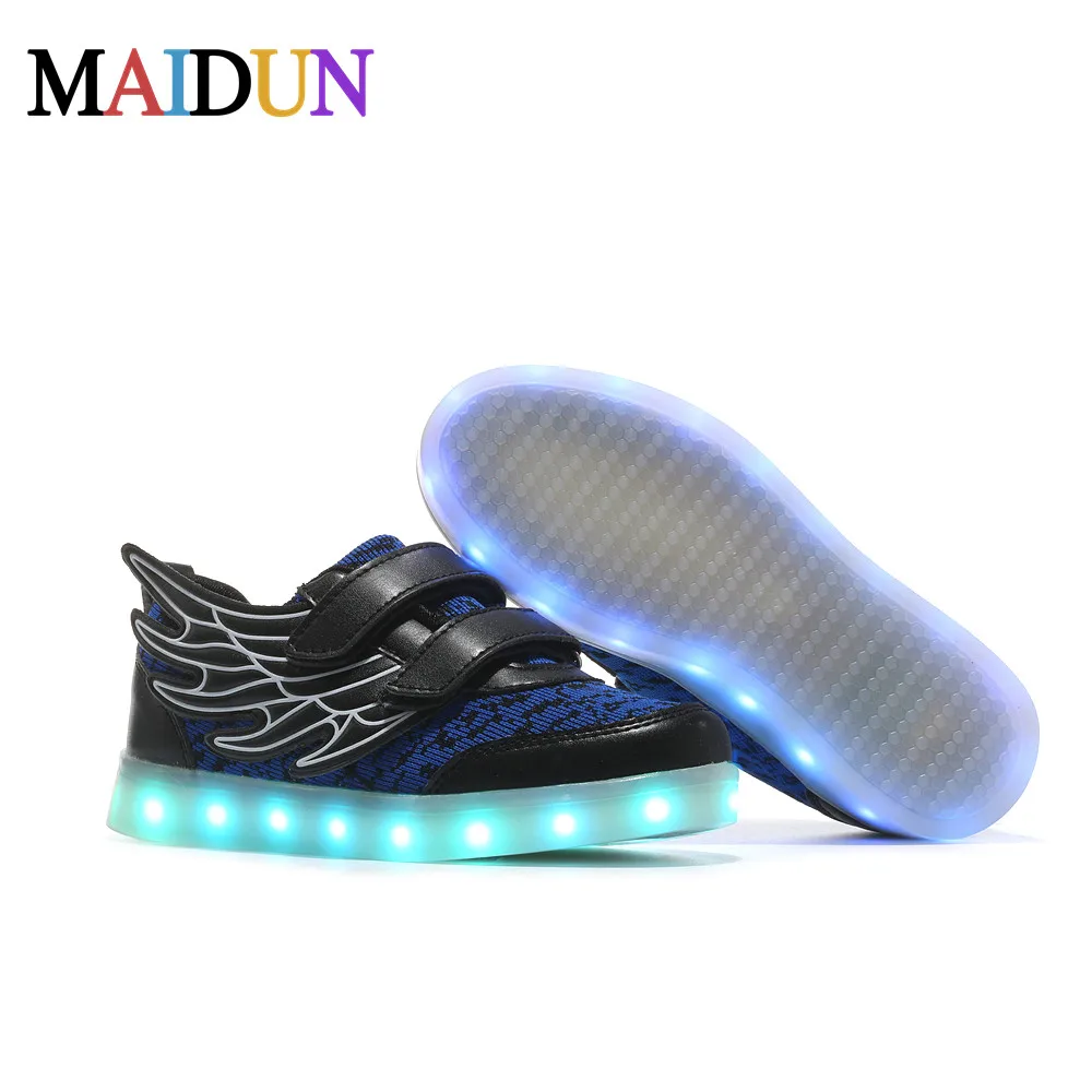Любители Подарки Для Детей Обувь Свет Корзина Теннис Светодиодные дети