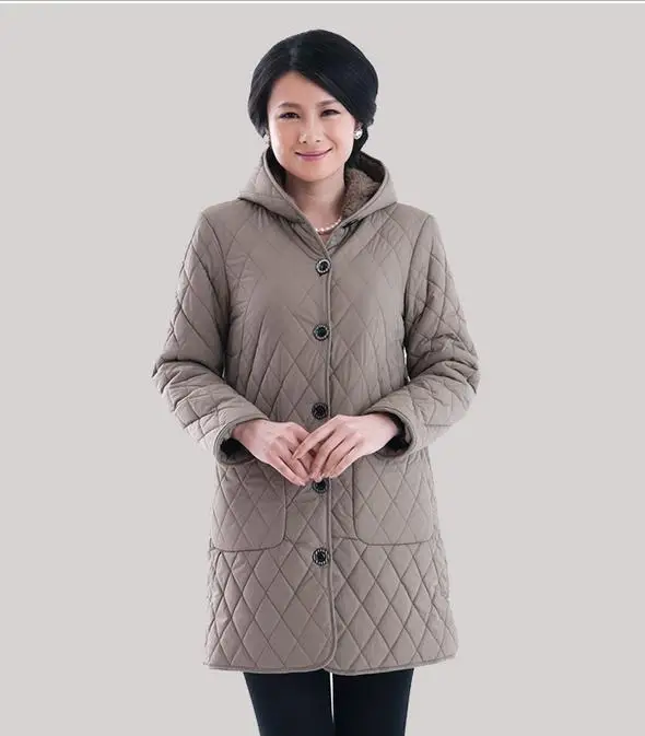 Парки новинка зимы 2020 для женщин среднего возраста плюс удобрение увеличения