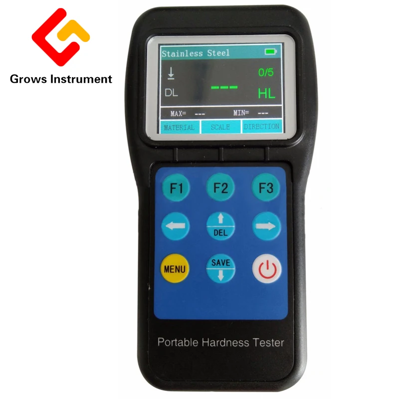 

KH190 Real color LCD display Portable Hardness Tester Price with custom materials function HL HB HRB HRC HRA HV HS Durometer