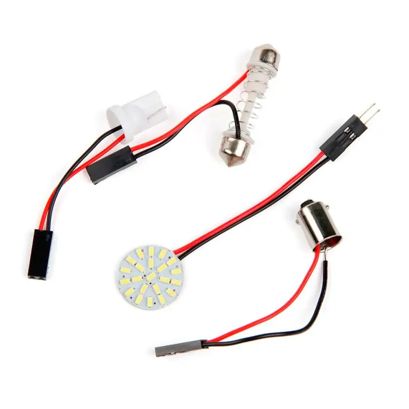 Франшиза супер яркая 22 ~ 88 SMD круглая световая панель для чтения T10 Dome BA9S W5W C5W