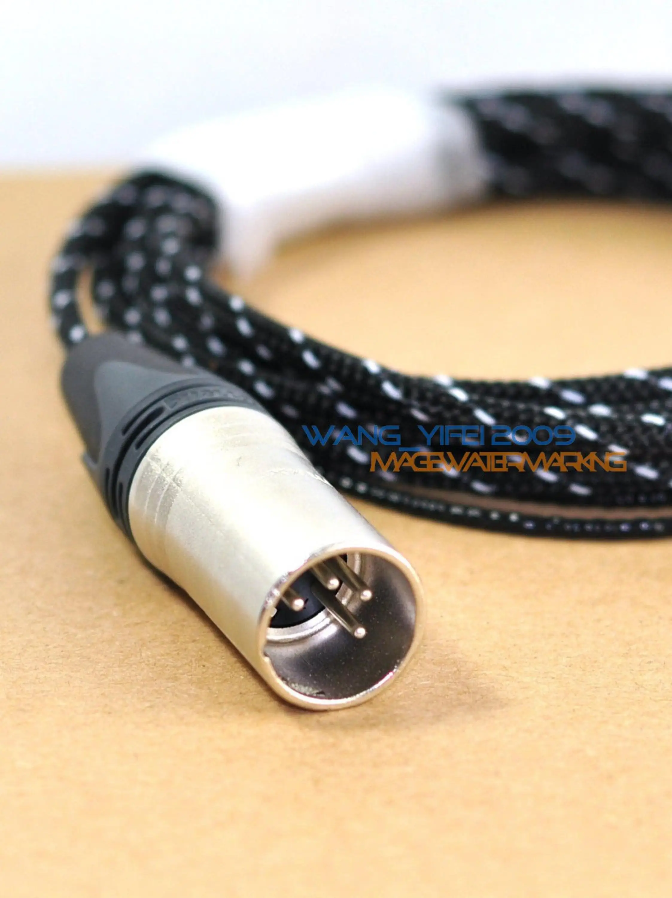 Кабель для наушников Sennheiser HD545 HD565 HD580 HD600 HD650 XLR 4 pin CANNON 5 м|5m printer cable|5m toslink cablecable