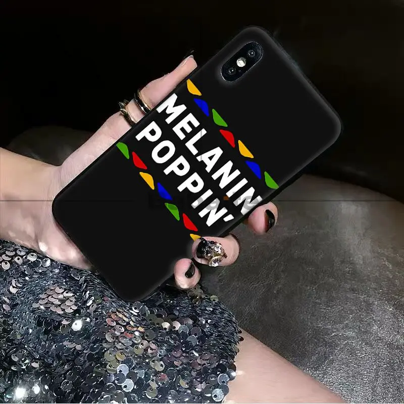 Мягкий чехол для телефона Babaite MELANIN POPPIN Black Girl1 на заказ iPhone 8 7 6 6S Plus 5 5S SE XR X XS