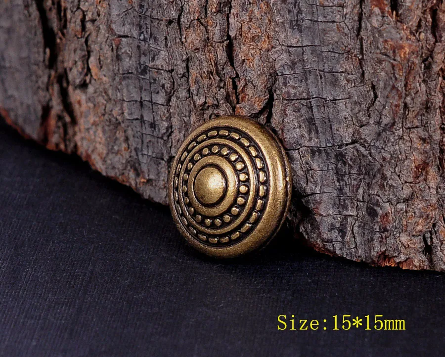 20 шт сплошной в форме пирамиды крепежные детали латуни штифты заклепки для